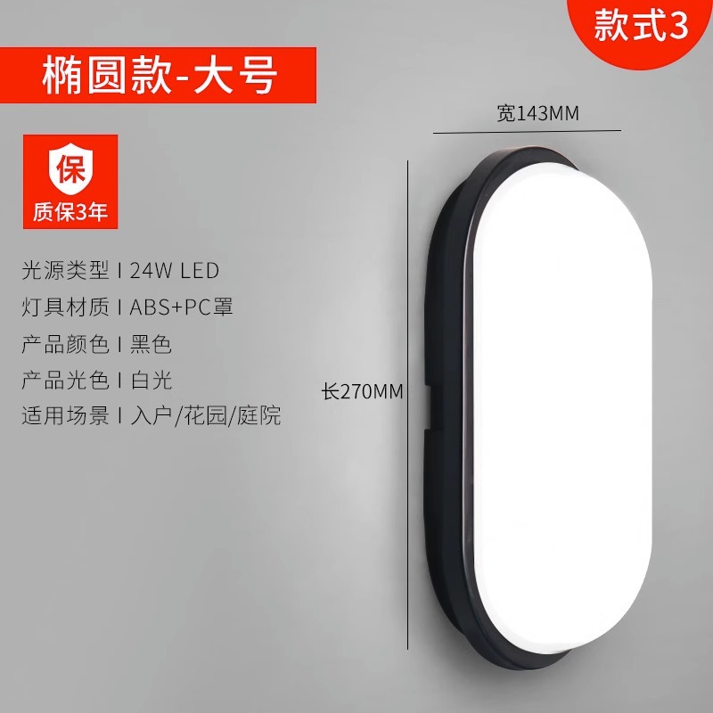 Luz Blanca oval 24W