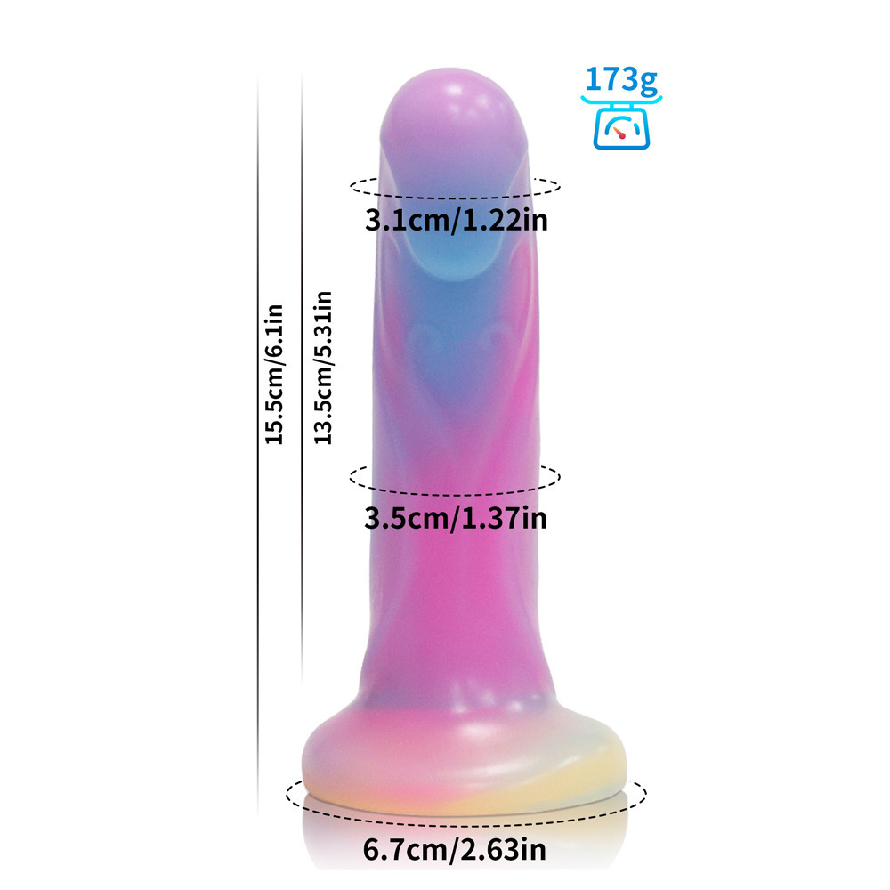 Realistischer Dildo Plug Mit Leuchteffekt Analspielzeug_voghion.com