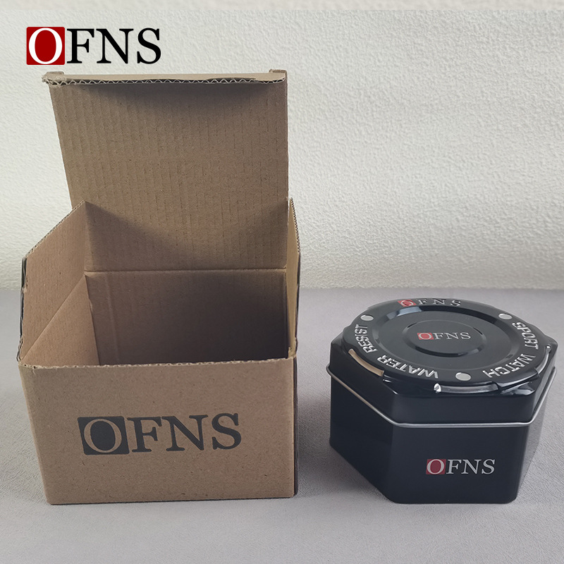 OFNS 육각형 철 상자 + 외부 판지