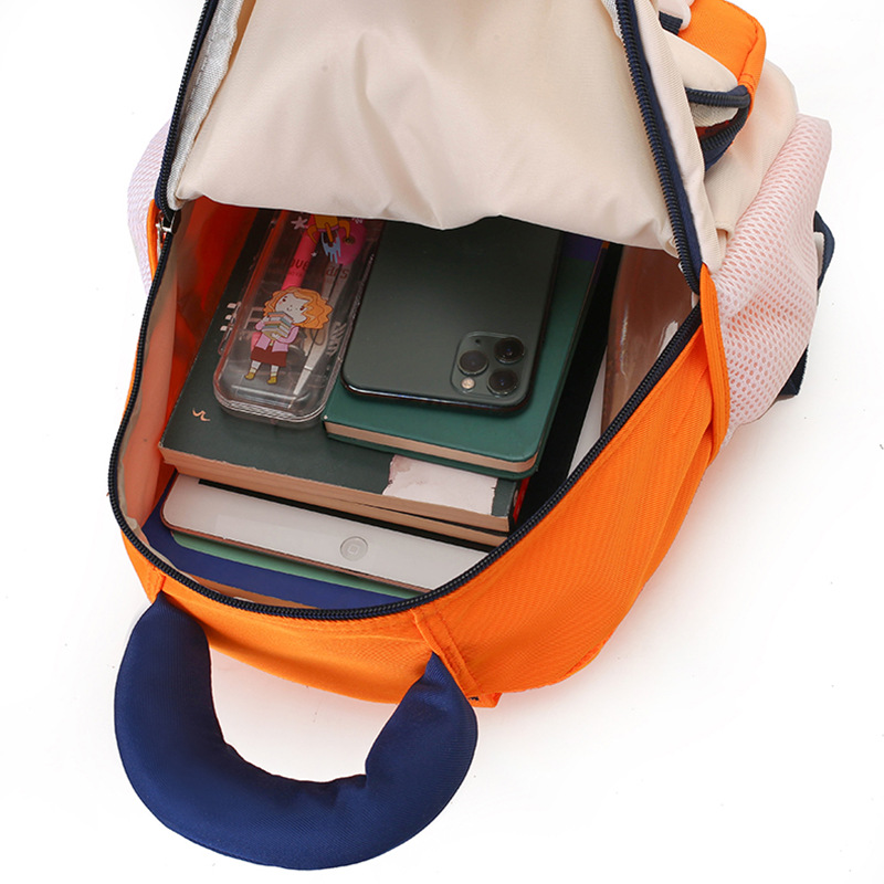 Mochila infantil de dibujos animados para niños mochila transpirable preescolar de 3 años de edad, niña encantadora de 5 años de edad, mochila ligera