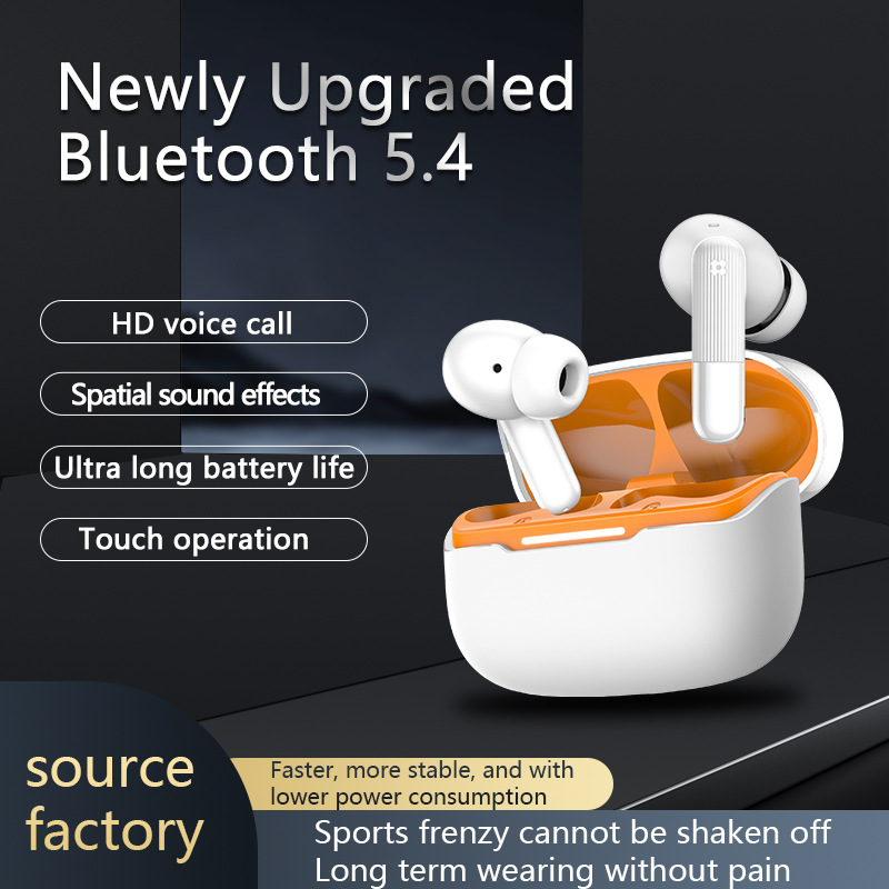 M82 Bluetooth ヘッドセットワイヤレス 6 マークデュアルミックスフィードバックノイズリダクションヘッドセット ANC + ENC HD 通話空間音響効果 TWS|undefined