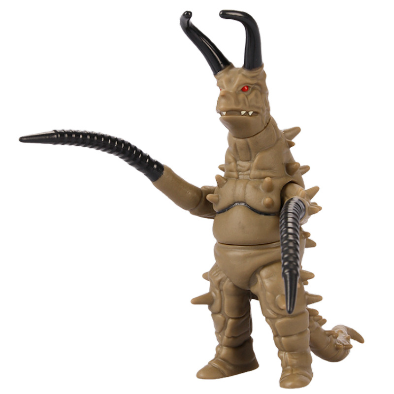Genuino autorizado Jinjiang Ultraman Soft Goma Monster Toy Ai Lei Wang Lei De Wang Ge Mora Gudun Boy Gift