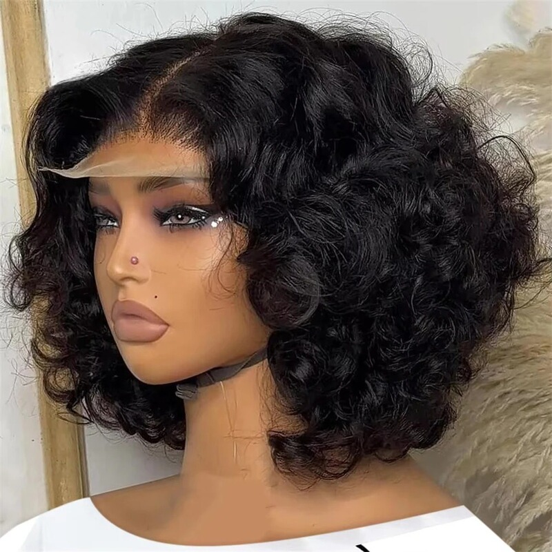 European and American Wig 13X4 Transparent Lace Frontal Wig
