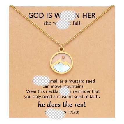 fashionable necklace stainless steel
