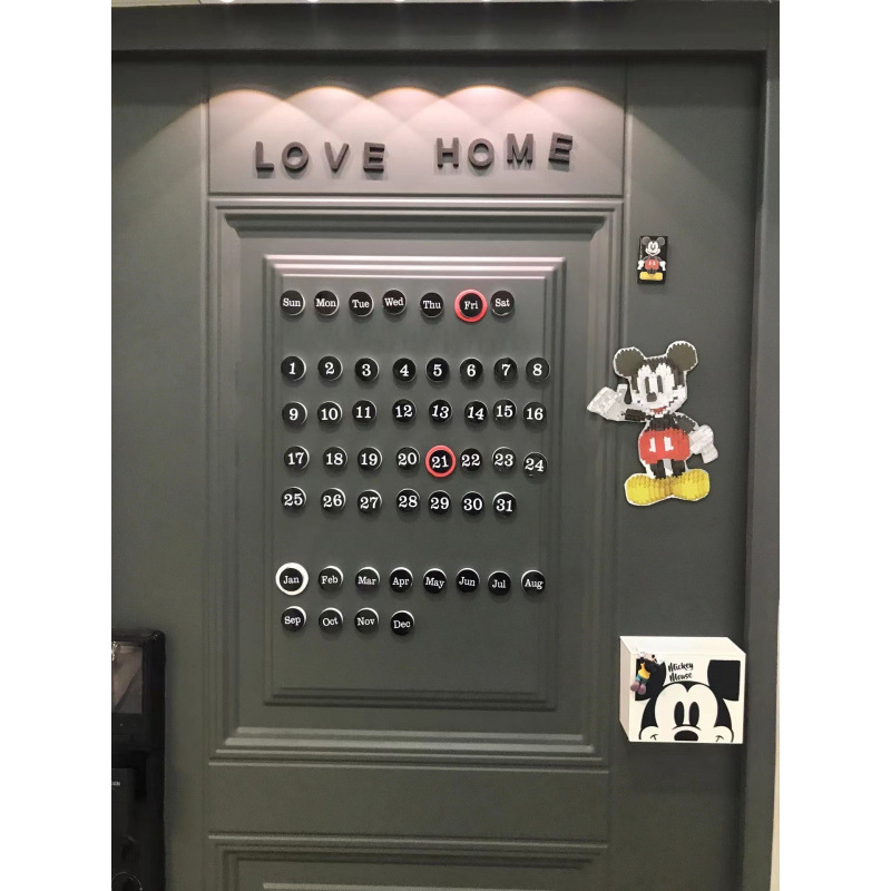 3cm 검정 + 스티커 + 책상 램프 + 로고 원