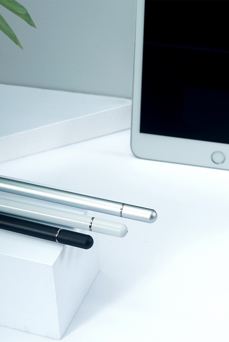 抖音爆款平板手机电脑点读机绘画触屏笔IPAD圆盘带硅胶笔帽触屏笔