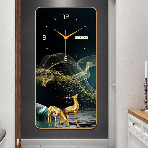 [40*80] Study, living room, entrance, vertical decorative painting, sofa background wall, dining room, bedroom, hanging painting, wall clock