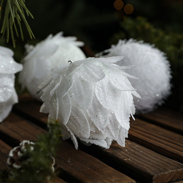 white atmospheric pendant from foam