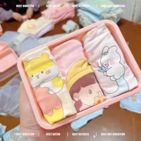 3 упаковки детского нижнего белья, коробки из модального хлопка в штучной упаковке класса A, маленькие, средние и большие Детские Боксеры, Ланч-бокс