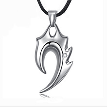 韩版钛钢饰品批发几何火焰形吊坠项链短链爱心不锈钢首饰一件代发