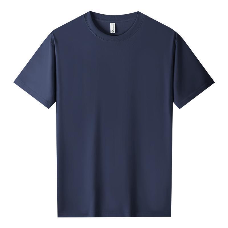 夏の氷爽tシャツ丸首半袖広告シャツ文化シャツ作業服工装速乾服印字ロゴ|undefined