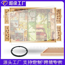 音乐盒;拼图、拼板;收纳架