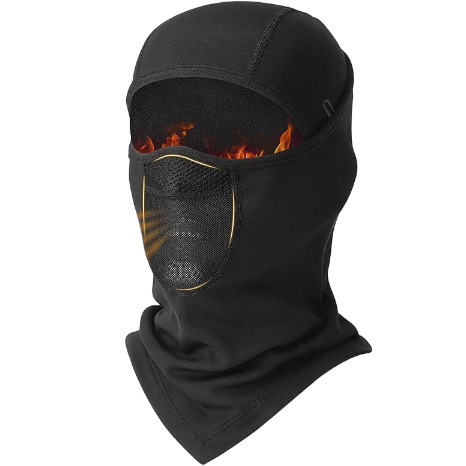 Ski Face Protection Hood, Warm and Breathable Motorcycle Riding Mask, Windproof and Velvet, Men's and Women's Outdoor Hats Cross-Border