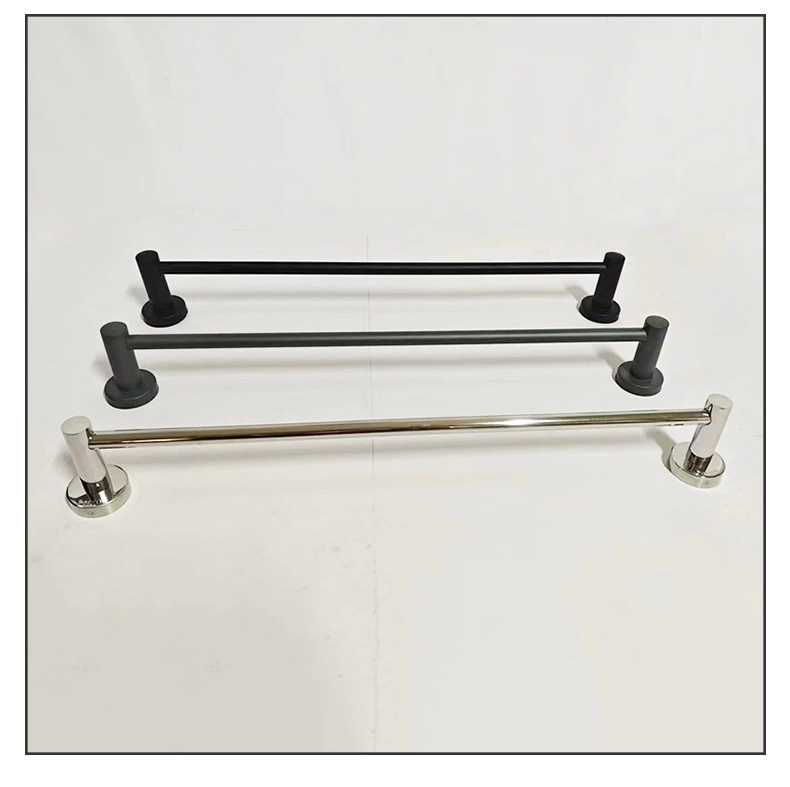 Трансграничная одинарная штанга из нержавеющей стали 304, утолщенная бытовая вешалка для полотенец, удлиненная вешалка для банных полотенец, вешалка для полотенец, одинарная и двойная штанга, оптовая продажа