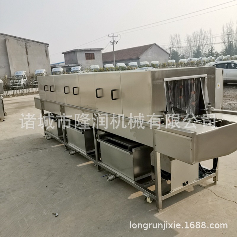 厂家供应食品塑料筐清洗机 全自动高压喷淋去油污洗筐机 多种型号