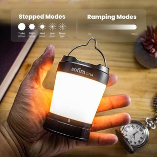 Sofirn LT1S Sophieen Camping Style Light Outdoor Lighting 21700 StepleSS Color Temperature Red Light Power Indication 50