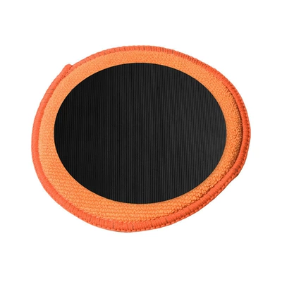 Glove Car Cleaning Scrubbing Cloth | Car cleaning tools - striped-round-matte-orange