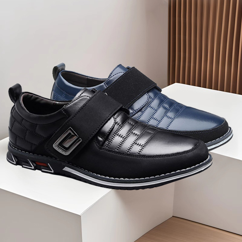 跨境跨境休闲皮鞋男商务男装鞋子新款夏天潮款高级感男鞋亚马逊大