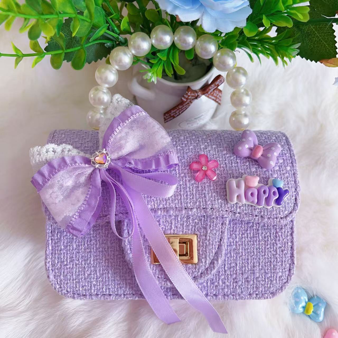 Niños bolso de hombro niñas nuevo Kulomi jade cane bolso de perro flash de moda lindos bolso de mochila