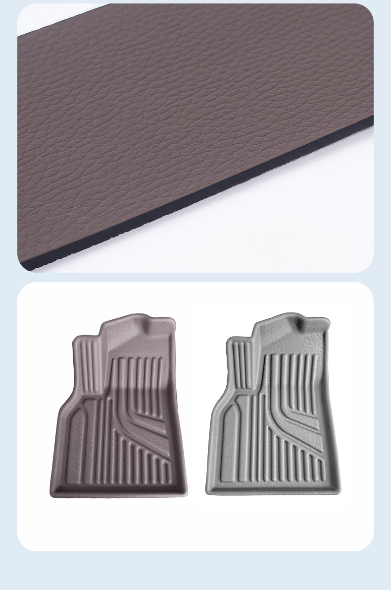 TPE car floor mats, custom-made for specific car models, thickened and wear-resistant car interior mats, sample of TPE floor mats for all car models