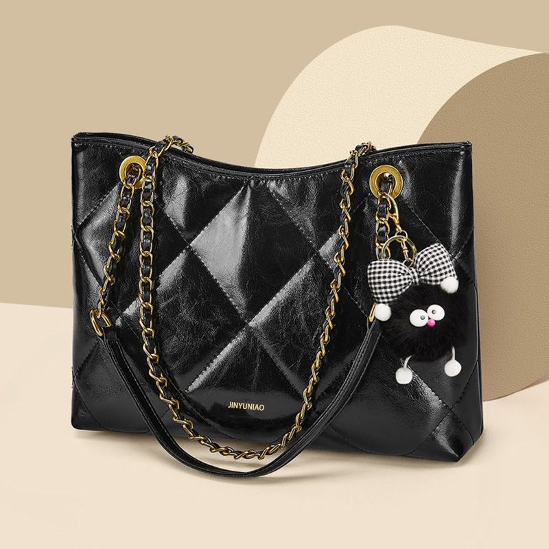 Neue, heiß begehrte Luxus-Damentasche: Gesteppt mit Gummiboden, ideal als Tragetasche, Schultertasche oder Crossbody-Tasche für Pendlerinnen (2025)_voghion.com