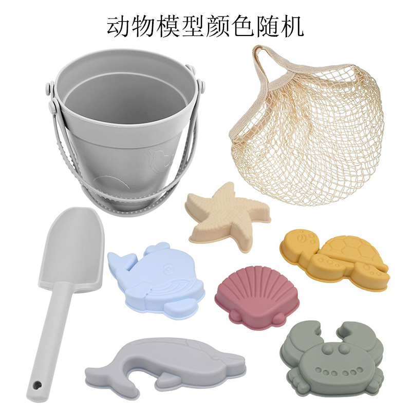 Smoky gris + tela bolsa neta (modelo animal color aleatorio)