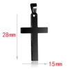 Positive Cross Black 28-15 No Chain