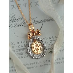 Bantang Planet | Lamb's Garden Limited Style Light Luxury Retro Court Exquisite Butterfly Flower Necklace Niche All-Match