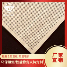 铝玻纤复合外墙幕墙吊顶天花板 吸音防火装饰板 学校办公室医院