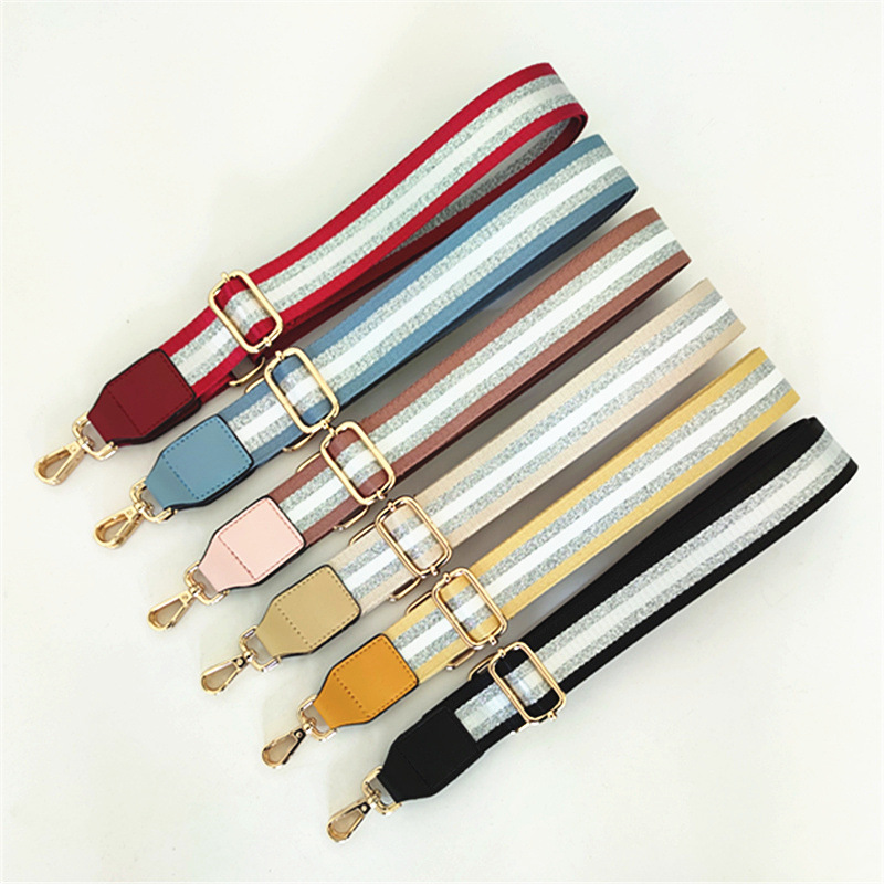 All Seasons Polyester Stripe Single Shoulder Strap Bag Accessories display picture 1