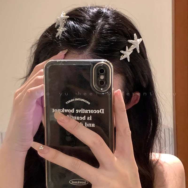 シルバーヒトデヘアピン女性のための 2025 新しいハイエンド気質サイド前髪クリップヘアピン韓国サイドクリップ|undefined