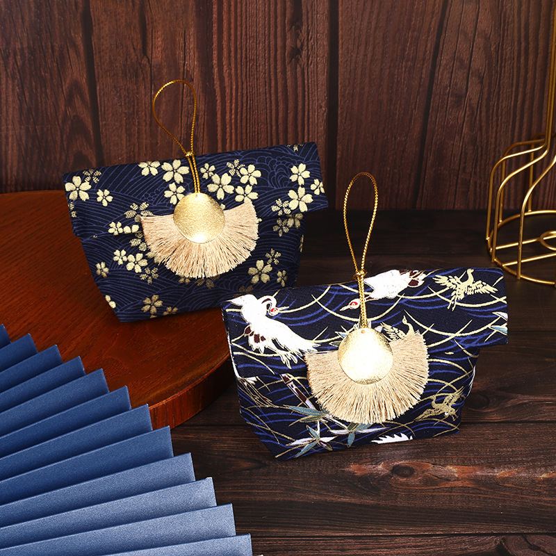 Ins Internet celebrity wedding return gift wedding candy box Chinese style wedding candy bag wedding souvenir candy box gift bag