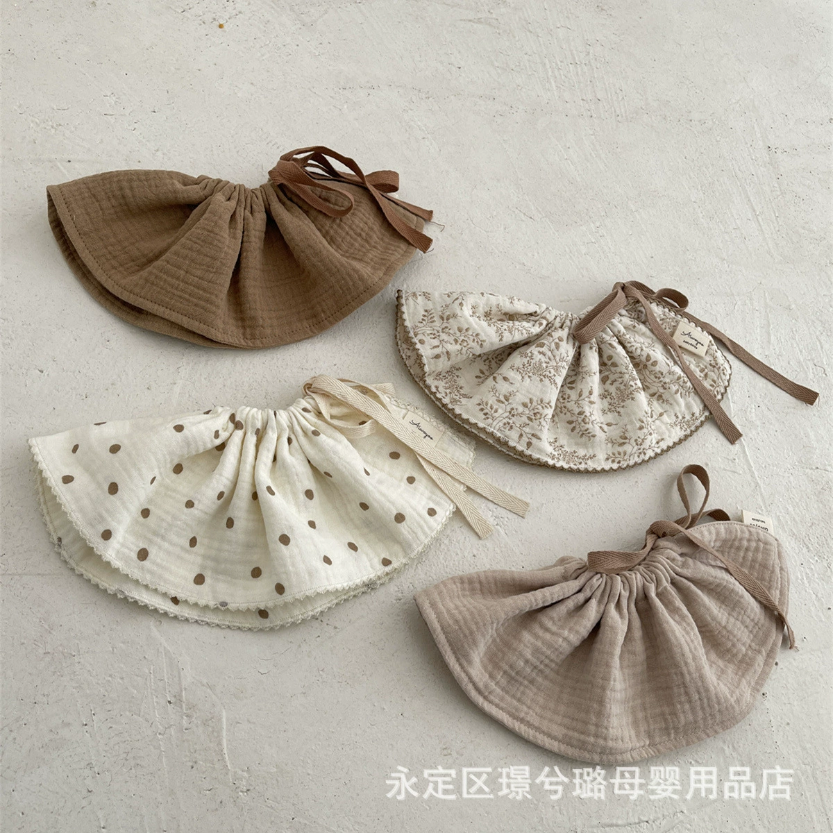 Children's gauze eating bib
