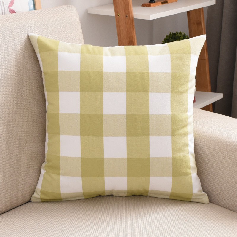 Cojín de asiento de algodón y lino para oficina y sofá
