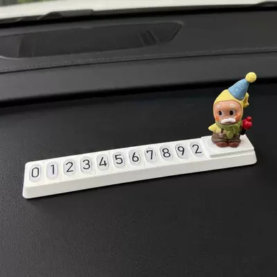 Phone Number Plate, 2026 New — Nömrəli dayanma kartı - starman-no-3-white-label