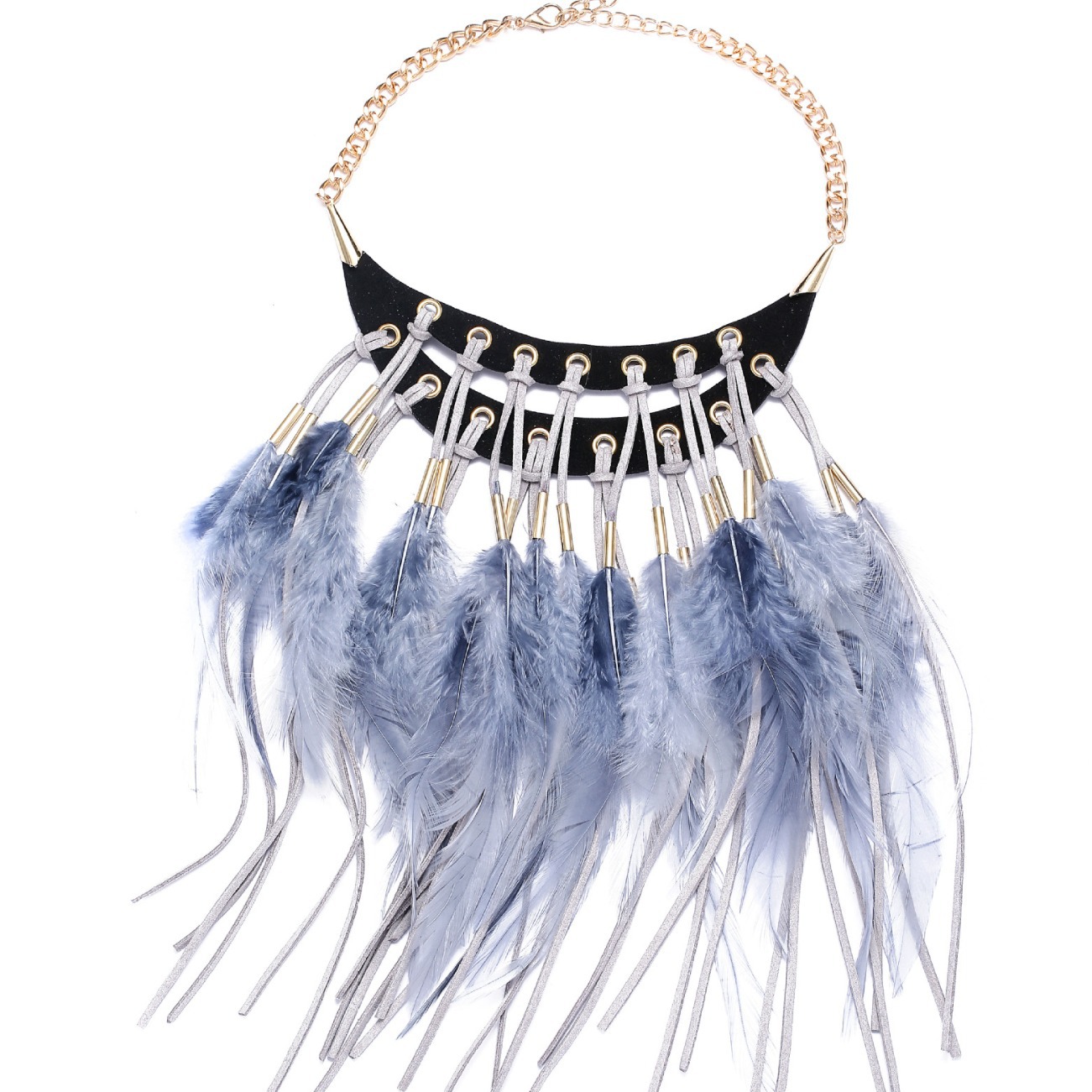 Collar de aleación de moda europea y americana moda Bohemia cadena suéter personalizado collar de suministro transfronterizo para mujeres