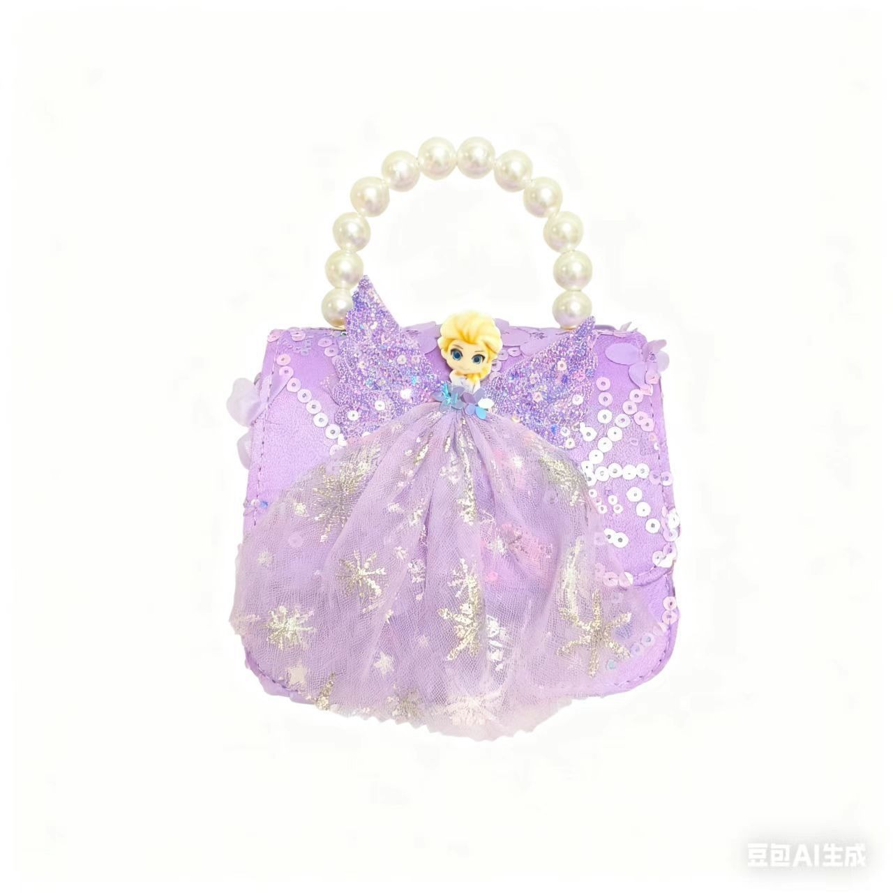 Bolso de perlas, bolso de cadena de princesa, bolso de Año Nuevo, bolso de cambio, bolso de accesorios, bolso cuadrado, viento fragante