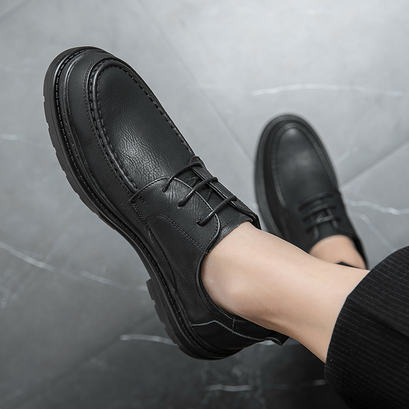 2024 primavera y verano zapatos de cuero de hombre zapatos de oficina formal con suela suave zapatos de cuero resistentes al desgaste para hombres zapatos de cuero de negocios casuales versátiles