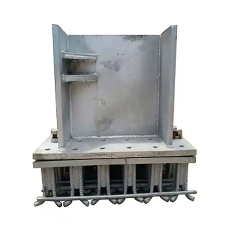 Fabricante fuente de piezas incrustadas viga de caída placa de base pre-rigida soldadura placa de acero incrustada al por mayor placa incrustada de pared cortina galvanizada