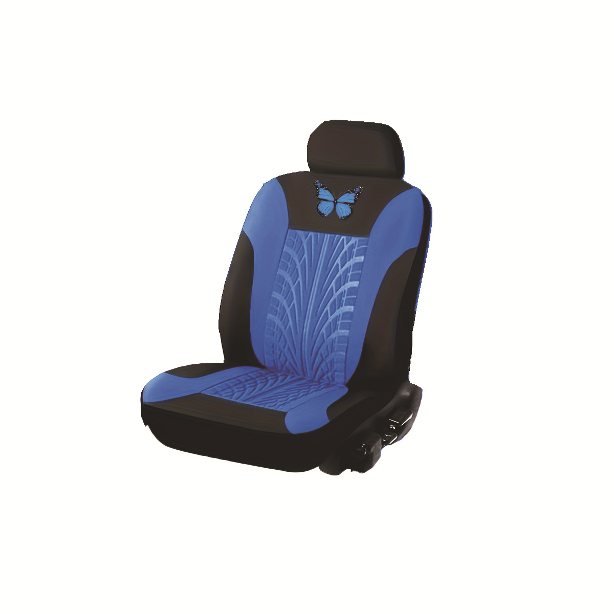 Cojín de asiento transfronterizo exclusivo para automóvil general, artesanía en relieve de mariposa, funda de asiento exquisita, cojín de asiento suave, transpirable y resistente al desgaste