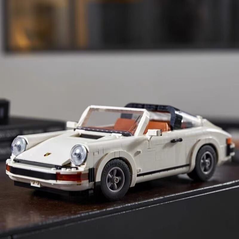 Cross-Border Mechanical Set Chinese Building Blocks Retro Porsche 911 Racing Car 10295 High-Difficulty Assembly Building Blocks Cross-Border Mechanical Set Chinese Building Blocks Retro Porsche 911 Racing Car 10295 High-Difficulty Assembly Building Blocks