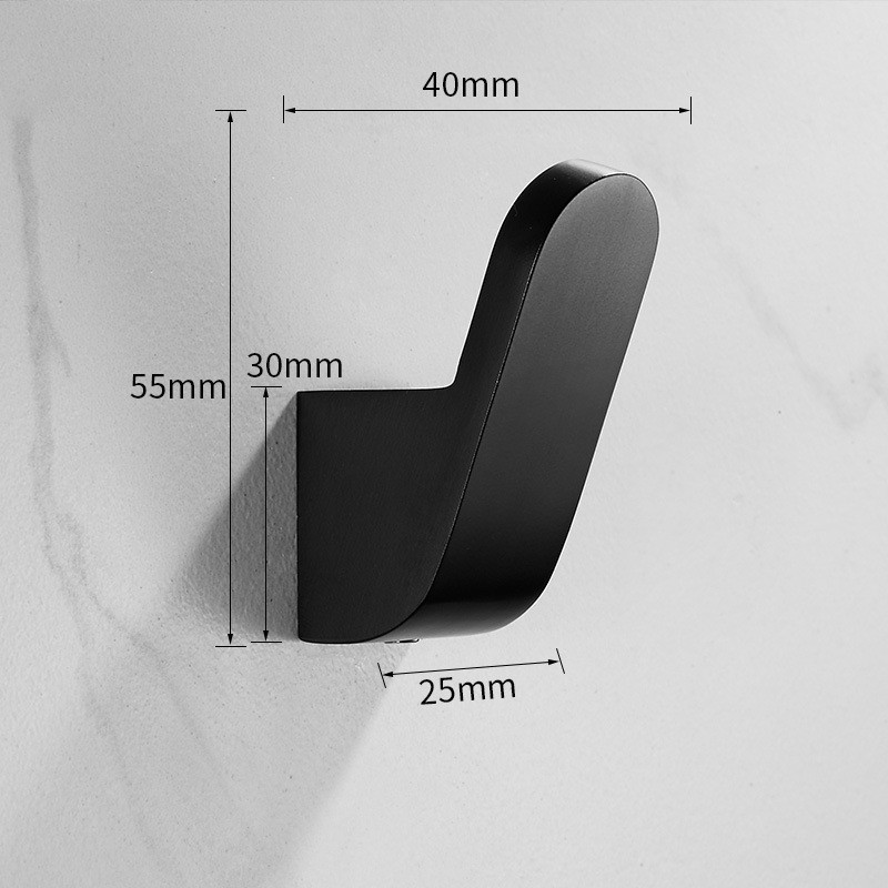 Gancho de la capa de latón colgador de pared gancho de la capa decoración de la sala de estar solo gancho de baño del hotel gancho detrás de la puerta gancho