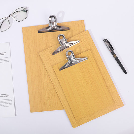 Factory wholesale writing board clip specifications variety of quick writing convenience plywood office writing board clip