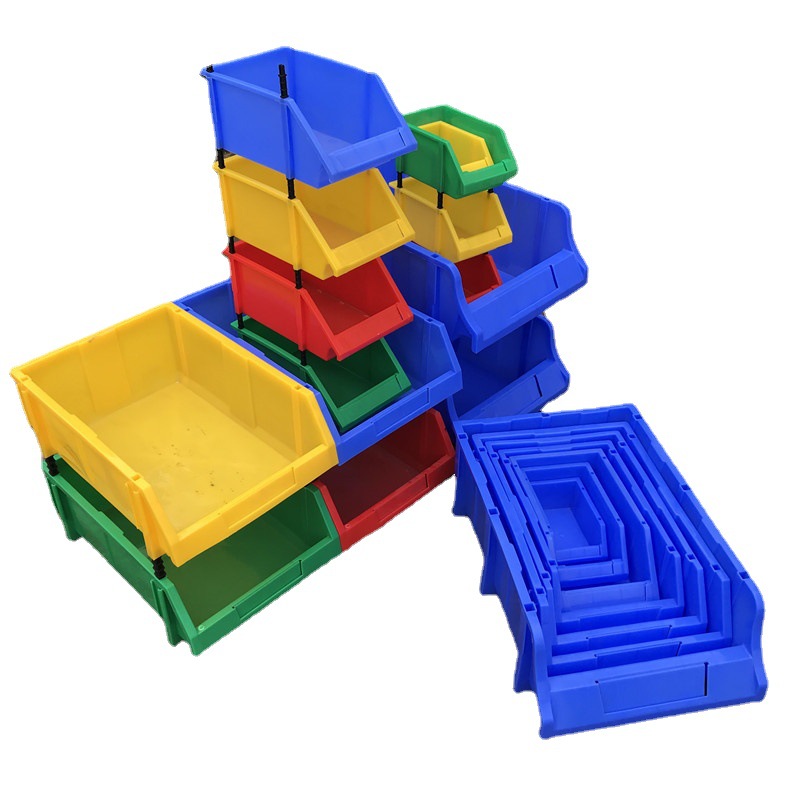 厂家现货货架物料框 五金工具筐 斜口胶框 电商物料分类框