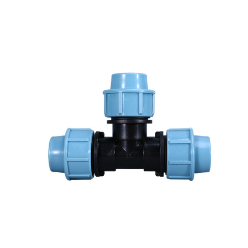 IBC tote drum connector series accessories: PE pipe fittings, elbows, equal-diameter straight tees, and tote drum series connectors