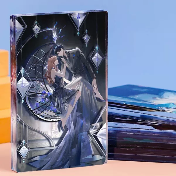 Acrylic card bricks, 2D anime merchandise, custom-printed layered bricks, birthday bricks, creative gifts made to order