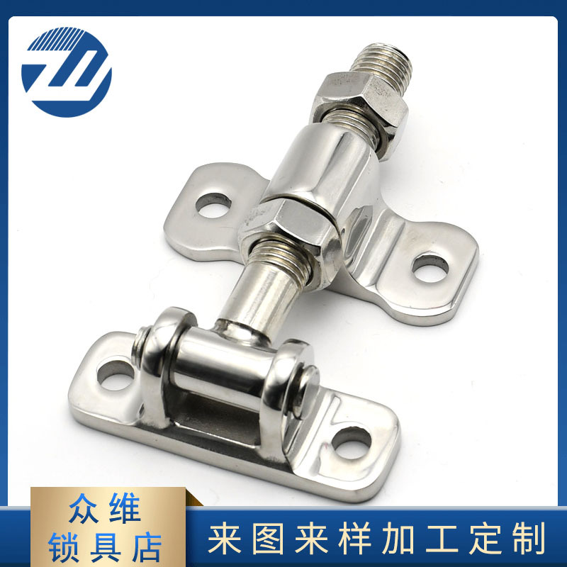 醒发箱压紧手轮蒸房铰链蒸饭车侧门锁紧合页螺母固定式不锈钢手轮