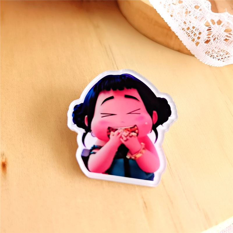 动画Ｋpop猎魔女团佐伊胸针亚克力徽章可爱米拉周边衣服包包饰品|undefined