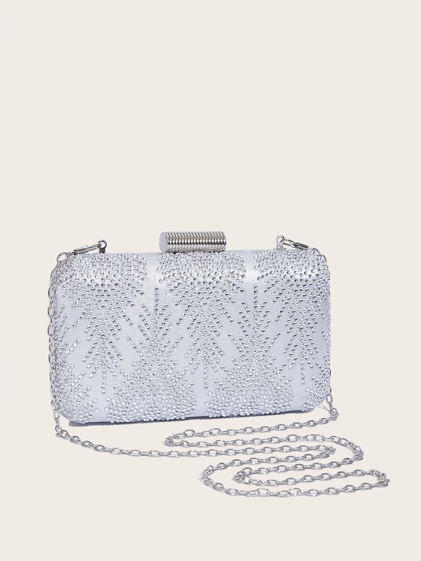 Glitzernde Damen Abendtasche Mit Strass - Elegante Clutch Tasche_voghion.com