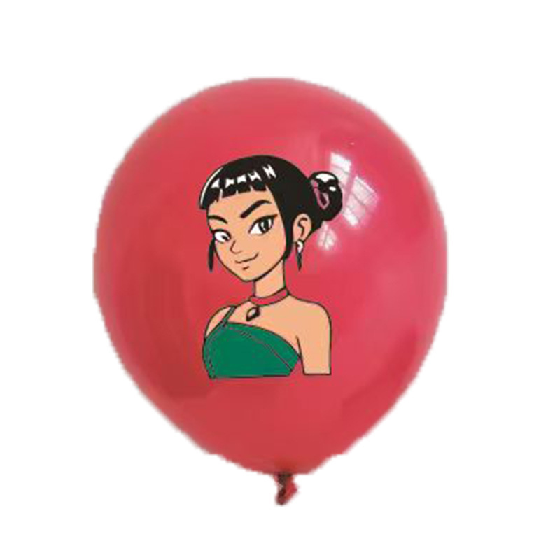 猎魔女团主题生日派对装饰 Demon Hunters乳胶气球生日场景布置|undefined